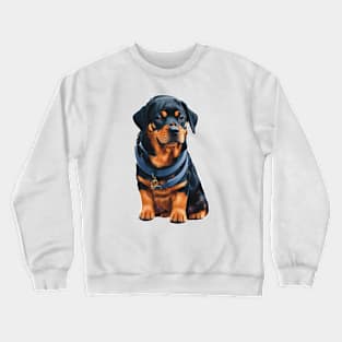 Dog puppy Rottweiler Crewneck Sweatshirt